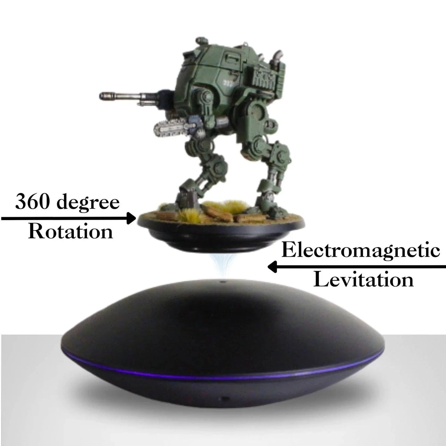 "Floating Elegance: Magnetic Levitation Display Stand"