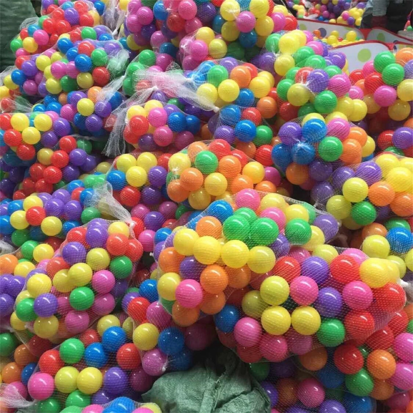 "Baby Ocean Balls"- Soft Plastic Colourful Play Balls