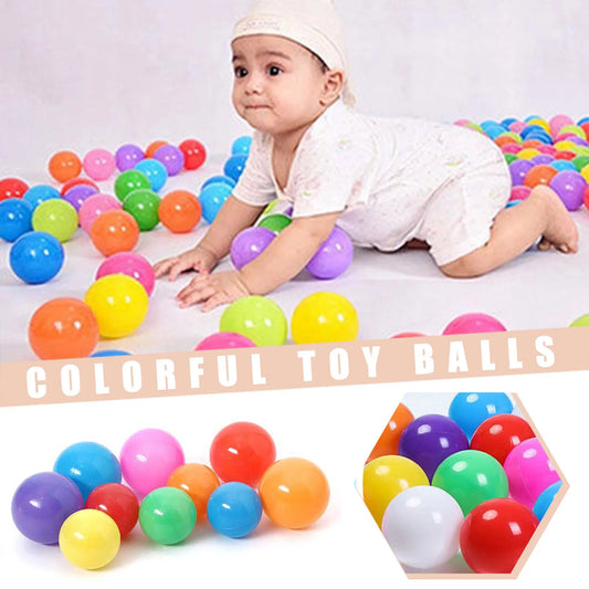 "Baby Ocean Balls"- Soft Plastic Colourful Play Balls